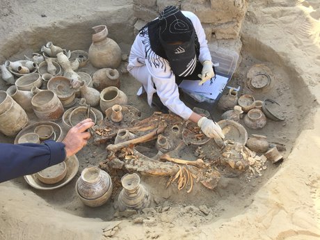 گور یک بانوی ثروتمند در شهرسوخته